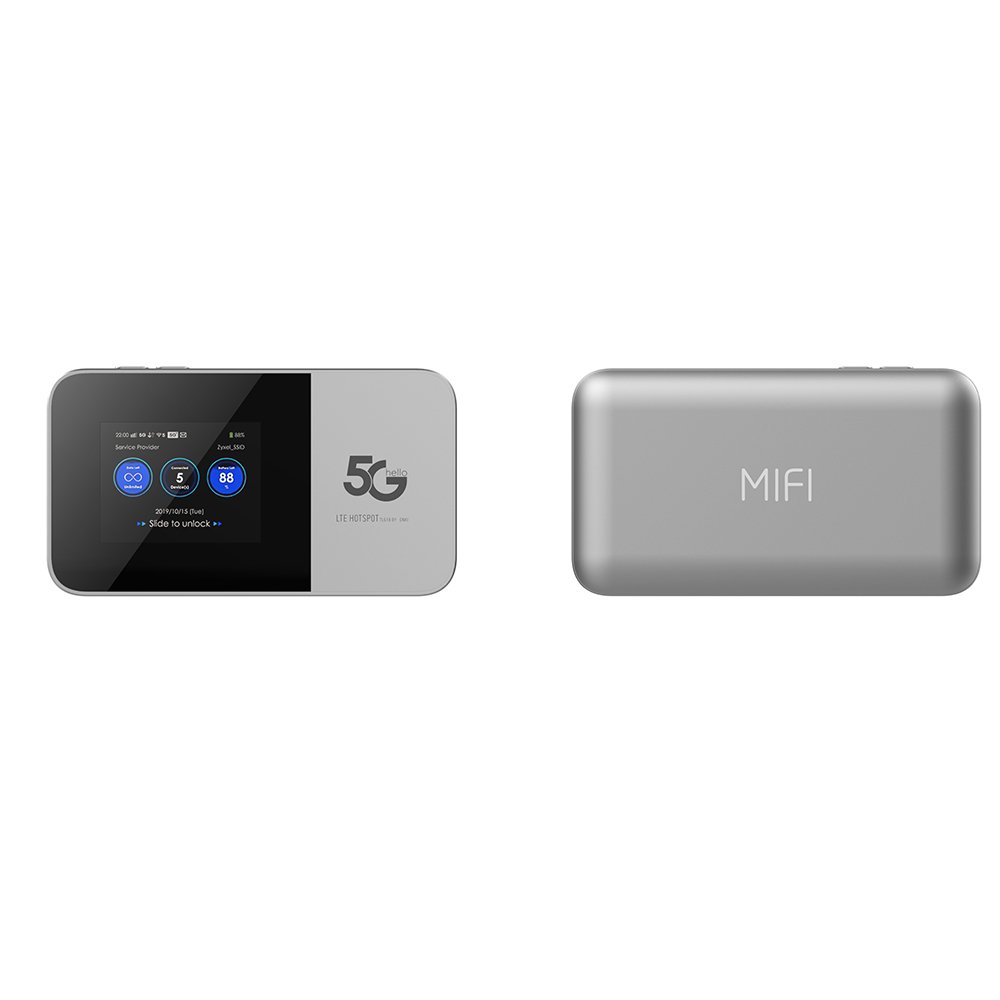 WIFI6 5G MIFIs AX1800Mbps Portable portable 5G WIFI router with 5G NR SA/NSA